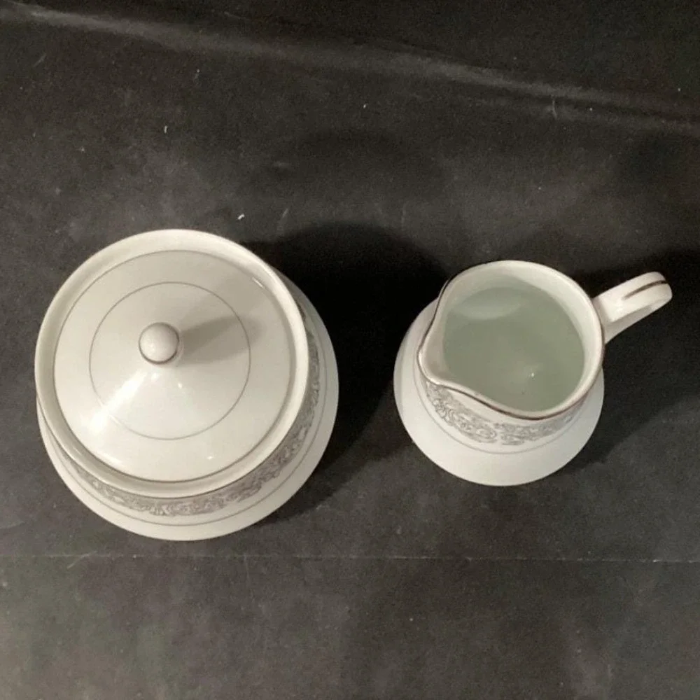 Brookwood Porcelain by Interpace‎ Corporation M2001 Santiago Creamer & Sugar